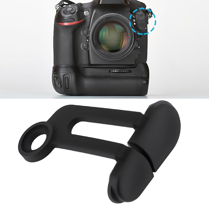 SING F LTD 2Pcs Cameras Signal Port Protection Cap for Sync Terminal 10 Pin Rubber Interface Cover Compatible with Nikon D800 D800E D810 - Image 2