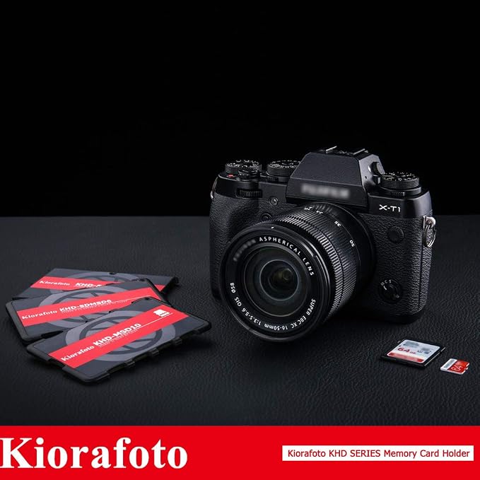 Kiorafoto KHD-SD4 Easy Carry 4 Slots Slim Credit Card Size Lightweight Portable SD Memory Card Case Storage Keeper Holder Protector for 4 SD SDHC SDXC Cards - Image 9