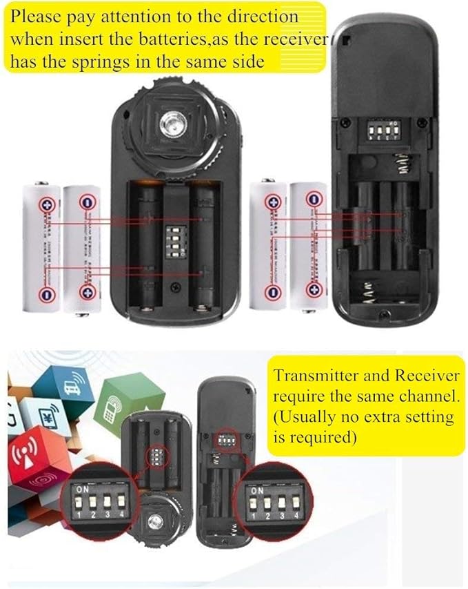 Pixel 2.4GHz Wireless Remote Shutter Release UC1 Camera Remote for Olympus | Remote shutter for Olympus RM-UC1,control four shutter release modes, 262ft, Pro Anti-Shake, 2 in 1(wireless & wired) - Image 6