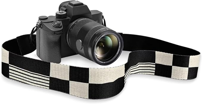 Coldinair Black Adjustable Camera Strap Universal Neck & Shoulder Soft Padded Strap for All DSLR Cameras,Binoculars by Coldinair