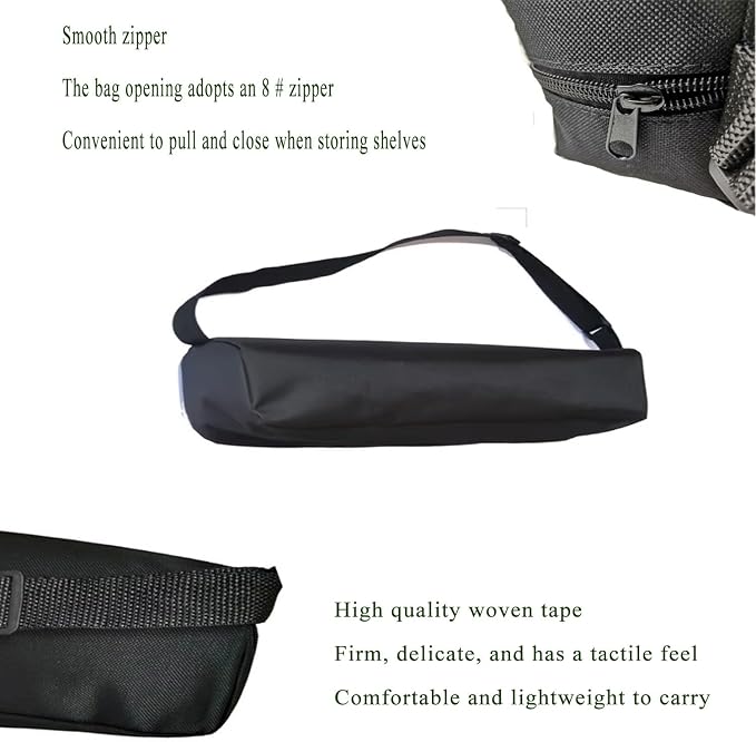 Multi-Function Heavy Duty Waterproof Organizer Bag - for Tripod, Grill Tools, Camping Gear, Beverage & Art Supplies Storage with Adjustable Shoulder Strap(27''(L) x3''(H)) - Image 6