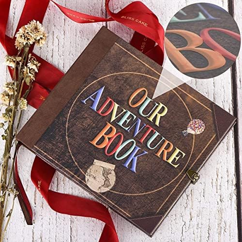 Scrapbook Photo Album Our Adventure Book Embossed Hard Cover - Image 4