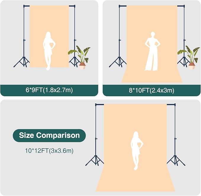 Kate Solid Cream Photography Backdrop Beige Photo Backgrounds 8ftx10ft | Solid Cream Cloth For Portraits, Product Photos, Videos, Streaming, Interviews, Parties And Studio Shoots - Image 5