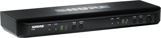 Shure BLX188/CVL UHF Wireless Microphone System - Perfect for Interviews, Presentations, Theater - 14-Hour Battery Life, 300 ft Range | Includes (2) Lavalier Mics, Dual Channel Receiver | H8 Band - Image 4