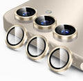 Korecase for Samsung Galaxy S25 FE Camera Lens Protector, 9H Tempered Glass Anti Scratch Camera Screen Protector Film Shcokproof Metal Ring Lens Protector for Galaxy S25 FE (Gold) by Korecase