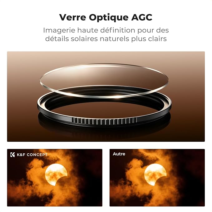 K&F CONCEPT 67mm ND100000(16.6 Stops) High Definition ND Lens Filter | Optical Glass Fixed Neutral Density Lens Filter with 28 Multi-Layer Coatings (Nano X Series) FN706 - Image 4