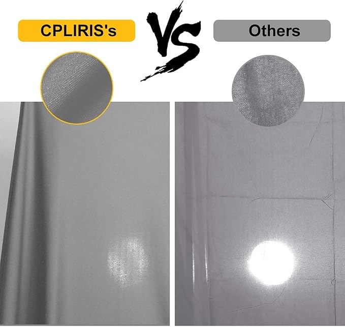 CPLIRIS 10x20ft Grey Backdrop for Photography, Dual-Size Dual-Pocket Design Photo Booth Background for Portrait Photoshoot, Party and Video with Both Options of 10 feet and 20 feet in Width - Image 3