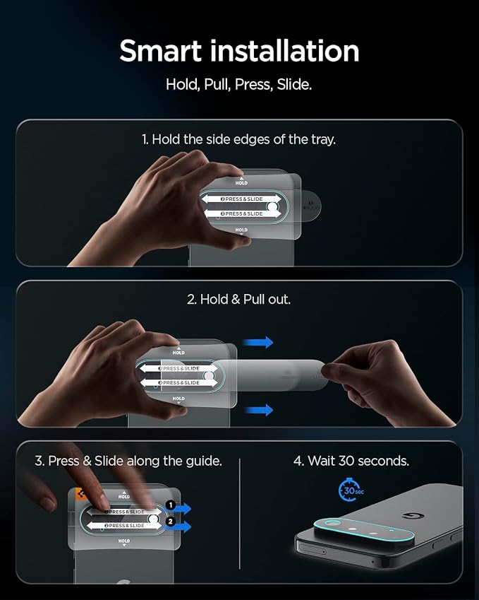 Spigen Glas.tR EZ FIT Pro Optik Camera Lens Protector for Pixel 11 Pro XL - Image 5