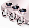 Korecase for Galaxy S25 Camera Lens Protector, 9H Tempered Glass Anti Scratch Camera Screen Protector Film Shcokproof Metal Ring Lens Protector for Galaxy S25,Pink by Korecase