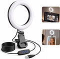 Ring Light for Computer Video Conference - Webcam Light for Monitor Clip On Remote Working Distance Learning Zoom Call Self Broadcasting and Live Streaming Influencer Light Laptop Video Conferencing by Unknown