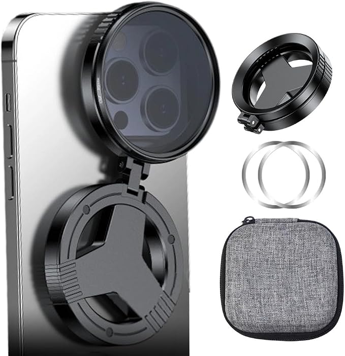2 in1 Magnetic CPL Star Filter, 2026 New Magnetic CPL Phone Camera Lens Filter Kit, Upgraded Polarizing Filter for Cellphone and Camera, Polarizing Lens for Travel (CPL Filter) by Unknown