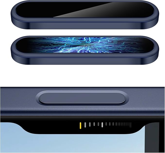 AMANECER 2 Pack Camera Control Button Protector for iPhone 17 Pro/Pro Max, Auto-Alignment Rugged Sensitive Slide Capacitive Protective Cover fit Apple Phone Side Click Touch Capture Key, Deep Blue by AMANECERCaseandBandforAppleSamsungGoogle