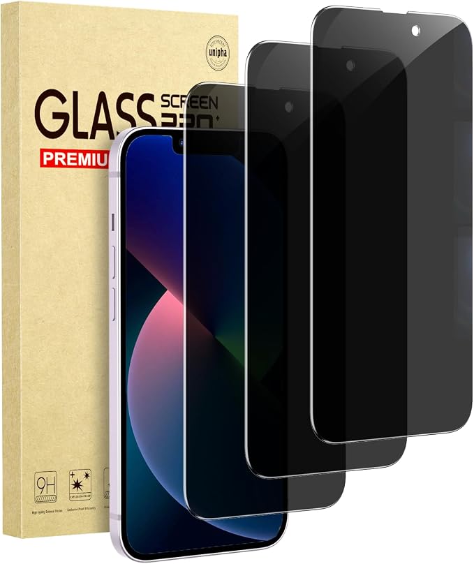 3 Packs Screen Protector for iPhone 16e / iPhone 14 / iPhone 13/13 Pro with Tempered Glass,Touch Sensitive and Case Friendly by Cutebe