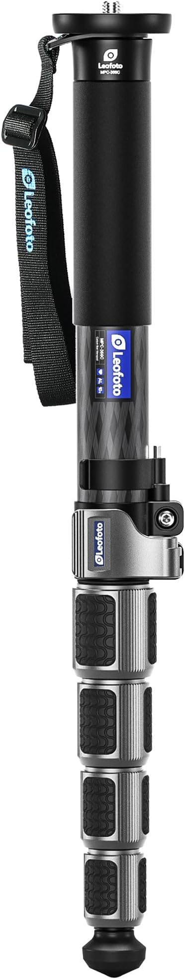 LEOFOTO Carbon Fiber Camera Monopod Waterproof Lock Maxload 40kg MPC-366C by TAKINGITFURTHER-LEOFOTO