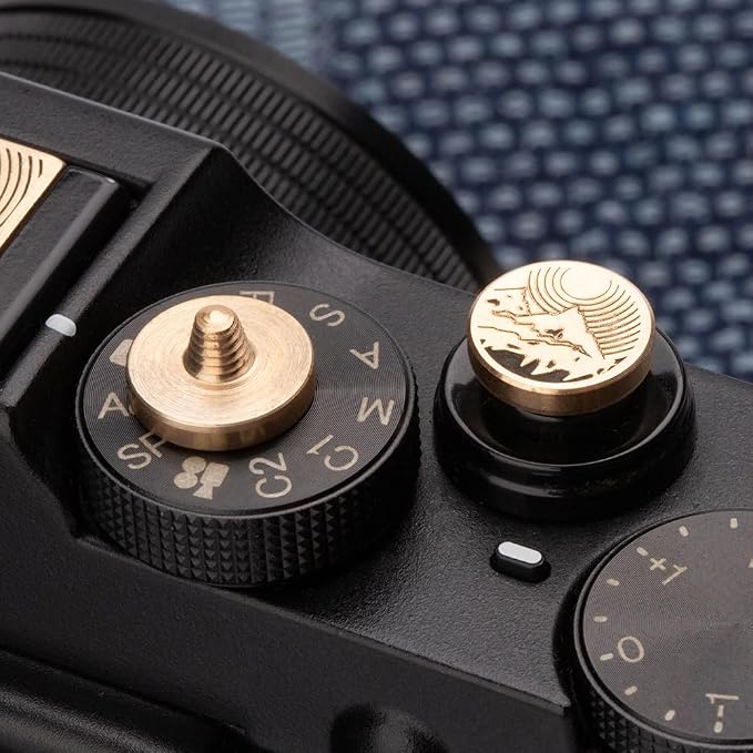 Camera Metal Hot Shoe Protective Cover Shutter Buttons for Fujifilm XPro3 XPro2 XT4 XT3 XT2 XT30 XT20 XE3 XT200 XT100 for Nikon ZF Z5 Z6 Z6II (Copper Alloy-Set) - Image 5