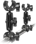 2 Pcs SuperClamp Double Camera Clamp with Dual Mount Bracket and Magic Arm Ball Head - Versatile Photography Accessory for Light Stands, Reflectors, Umbrellas, Tripods, and Tables by Unknown