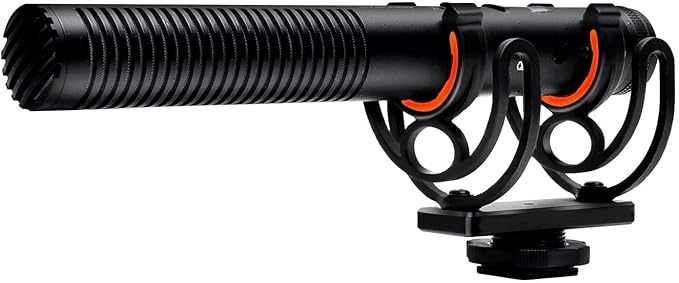 Advanced Super Cardioid Microphone for Sony FDR-AX100 (Stereo/Shotgun) with Dead Cat Wind Muff - Image 2