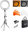 NEEWER RL-18 18 Inch Ring Light with Tripod Stand, 55W Large LED Ringlight | Cold Shoe, Phone Holder, Compatible with iPhone Camera, for Video Recording Photography Streaming Selfie Makeup Studio Photo by Neewer