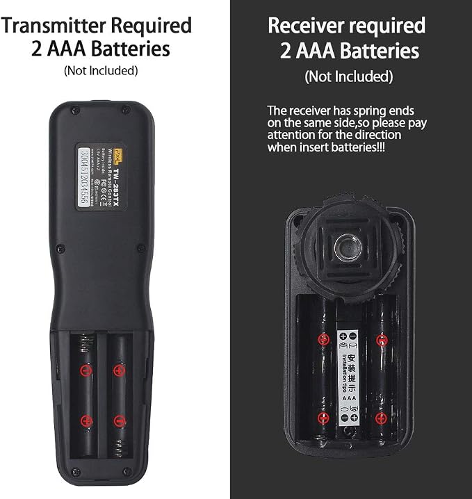 Wireless Shutter Release Compatible for Nikon, PIXEL 2.4G Remote Shutter Release Cable Wireless Timer Remote Control DC0/DC2 Compatible for Nikon D850 D750 D610 D5300 D3300 D7500 D1 D2 D3 - Image 8
