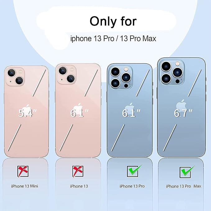 2 Pack Glitter Camera Lens Cover Protector Compatible with iPhone 13 Pro/iPhone 13 Pro Max Metal Bling Diamond Camera Lens Cover Sticker Protector (Rose Gold) - Image 2