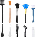 Keyboard Brush, 10 Pcs Mini Anti Static Brush Keyboard Cleaning Brushes Kit Nylon Dust Cleaning Brushes for Electronic Devices Computer Motherboard Fans Camera Small Space by Unknown