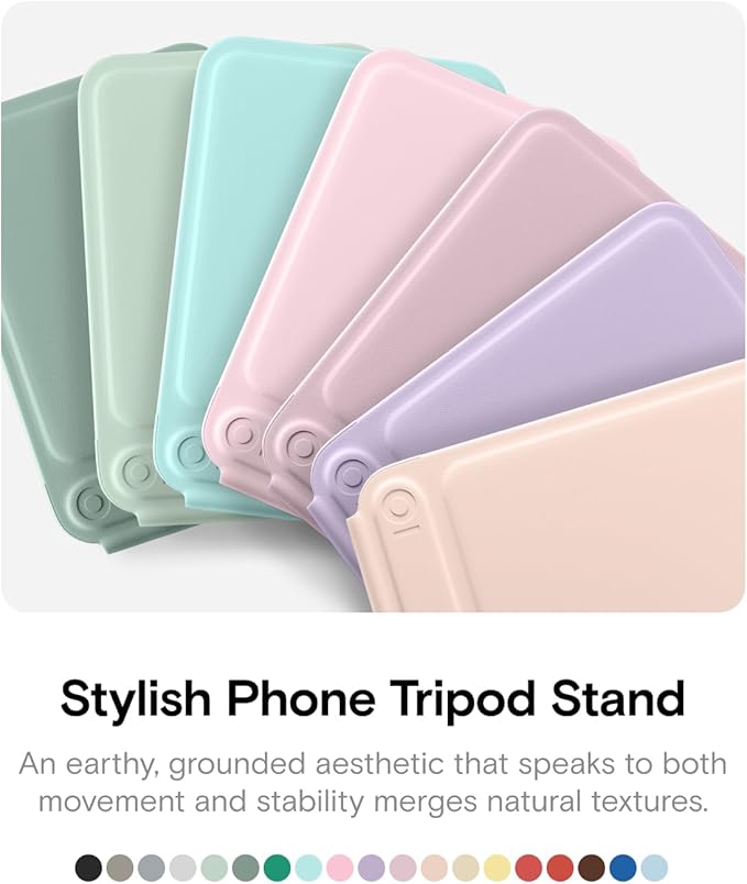 MOFT Phone Tripod Stand, Portable Selfie Stick for iPhone, Mulit-Angle | Pocket Size | Strong Magnets l MOVAS Leather | Magsafe Compatible | Easy to Charge | Stylish |For Content Creators - Image 7