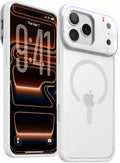 tesha Selfie Light Case for iPhone 17 Pro Max, MagSafe, Camera Detector | 2-Level LED Brightness, IR Hidden Camera Scanner, Drop Protection, Rechargeable Light Up Cover, No APP Needed for Video Vlog by tesha