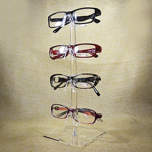 MOOCA 2-Piece Acrylic Eyewear Display Stand, Holds 8 Frames - Image 4