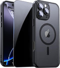 for iPhone 16 Pro Max Case with Privacy Screen Protector, Black | Full Camera Protection, Matte Magnetic, Compatible with MagSafe, Translucent Shockproof Phone Case for iPhone 16 ProMax by ZOZDOKG