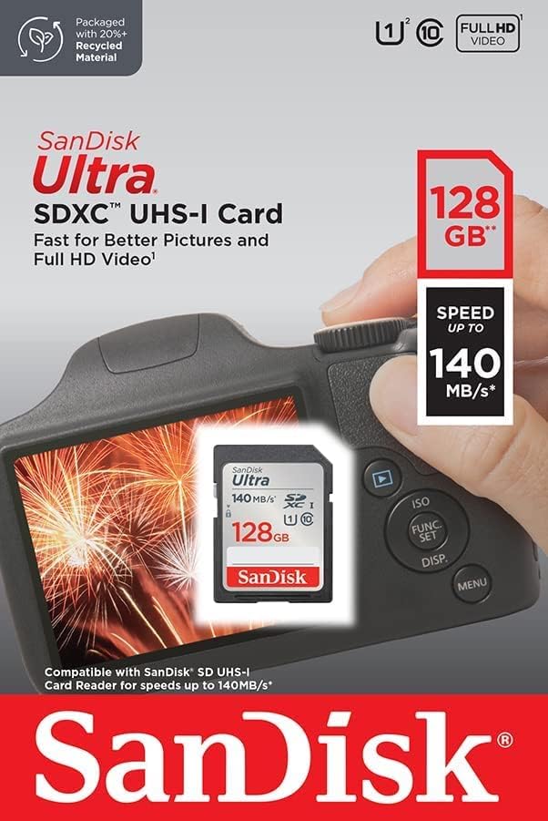 SanDisk 128GB SDXC Ultra Memory Card Works with Canon Digital Cameras - Image 2