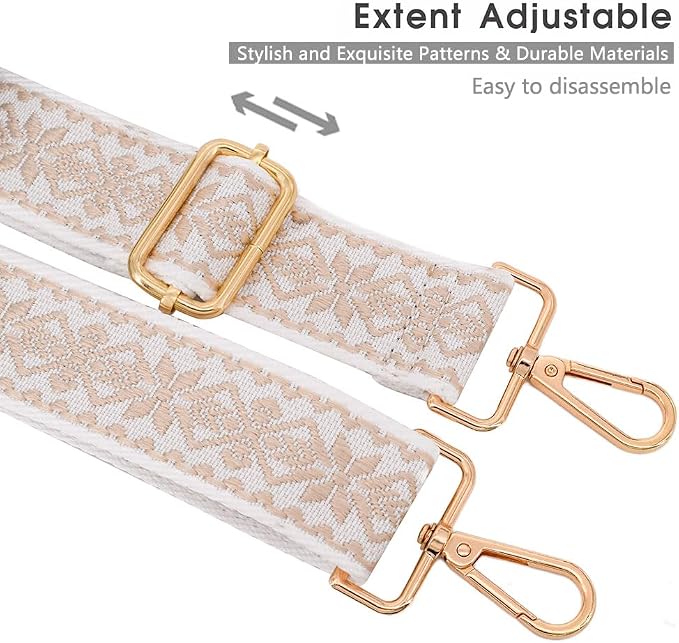 Replacement Purse Strap Shoulder Strap Adjustable Crossbody Strap for Women Crossbody Wide Shoulder Bag - Image 4