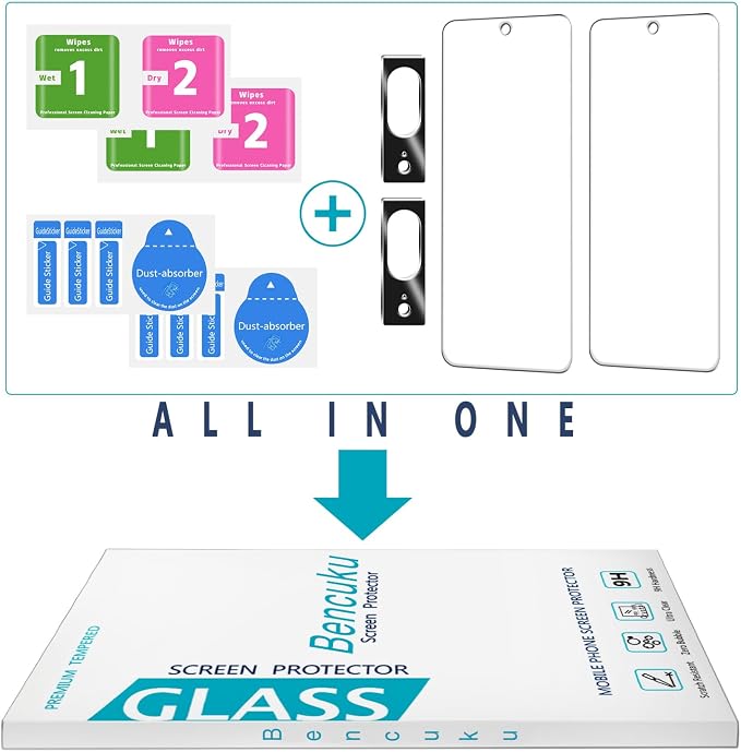 2+2 Pack Screen Protector for Google Pixel 8 Tempered Glass | with Camera Lens Protector, Anti Scratch, Bubble Free - Image 7