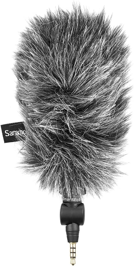Saramonic Unidirectional Micro-Shotgun Microphone with 3.5mm TRRS Output for Smartphones, Tablets, Computers and More with a 3.5mm Headphone Port (SmartMic5S) - Image 3