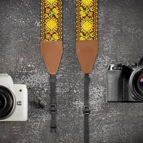 Camera Strap, Jacquard Weave 2" Shoulder Neck Straps for All DSLR Cameras Men Women Photographers - Image 6