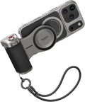 TELESIN Zoom Master Grip Universal for iPhone/MagSafe Wireless Charging | Magnetic Phone Camera Grips Kit Built-in 3200mAh Battery - DSLR Style Handle Holder -【Graphene Case Only For iPhone 17 Pro】 by telesin