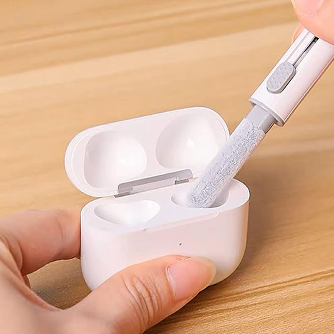 Cleaning Kits for Airpods Pro 1 2 3 Multi-Function Cleaner Pen Soft Brush for Bluetooth Earphones Case Cleaning Tools for iPhone 16 15 Pro Max Lego Camera Lens (White). - Image 5
