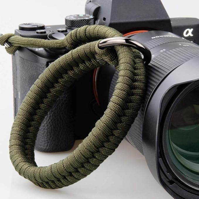 Camera Wrist Strap - DSLR Mirrorless Camera Quick Release Camera Hand Strap | with Safer Connector （Green） - Image 2