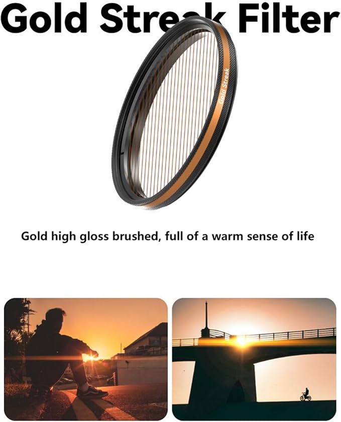Fotorgear Camera Lens Filter,67mm Universal Phone Polarizer Filter Professional Photography for Camera Lens 67mm Clip On Filters CPL ND Black Mist Gold Streak for iPhone Xiaomi Huawei(CPL) - Image 5