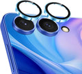 Meshine for Samsung Galaxy Z Flip 7 Camera Lens Protector,Scratch Proof,Strong Adsorption,9H Hardness with Metal Ring Camera Cover,Ultra Thin Case Friendly, Accessories Lens Protector,Blue by Meshine