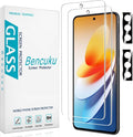 2+2 Pack Screen Protector for Samsung Galaxy S21 FE Tempered Glass | with Camera Lens Protector, Anti Scratch, Bubble Free by Bencuku