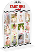 My First Year Photo Board Baby Milestone Signs One Year of Baby Photo Board, Best Babies Keepsake 10x14 Inches Acrylic Sign Decor Fits 2" x 3" Photo A06 by WelcometoMgfyfghj