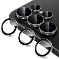 Korecase for Samsung Galaxy S25 Ultra Camera Lens Protector, Clear | 9H Tempered Glass, Anti Scratch, Shockproof Metal Ring Rear Camera Cover by Korecase