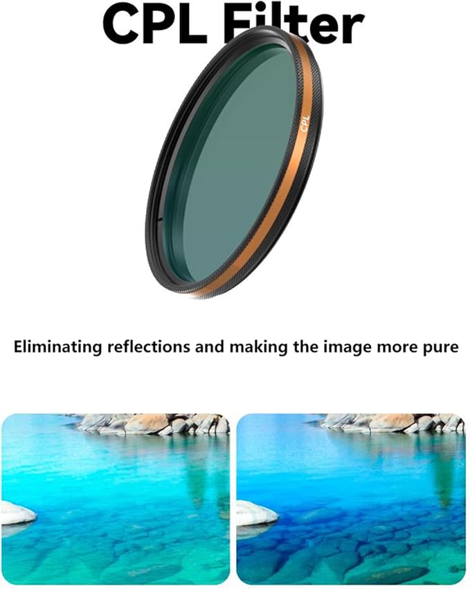Fotorgear Camera Lens Filter,67mm Clip On Filters Professional Photography for Camera Lens, 67mm Universal Phone Polarizer Filter CPL ND Black Mist Gold Streak for iPhone Xiaomi Huawei (Black Mist) - Image 4