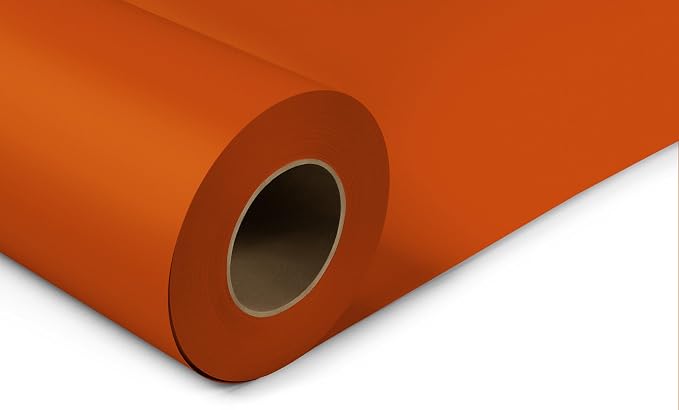 Denny Mfg Seamless Paper Backdrop for Photoshoot, Orange, 53 in x 36 ft | Backdrop Roll, Matte Finish for Portraits, Product Photos and Video Shoots, Includes Free Roll Gaffer Tape (2 in x 13 ft) - Image 3