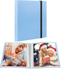 Aevdor 8x10 Photo Album and Art Portfolio, Holds 68 Photos, Blue | Lightweight Plastic Cover, Elastic Closure, Clear Pockets for Photos, Artwork, Portraits, Certificates & Sketches by Aevdor