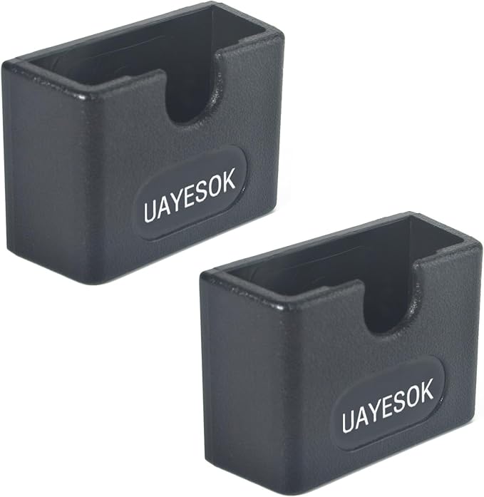 UAYESOK Universal Adhesive CB Mic Mount, Radio Speaker Microphone Holder | Handheld Radio Dashboard Clip, Holding Bracket, For Car Vehicle Trucks by UAYESOK-HF