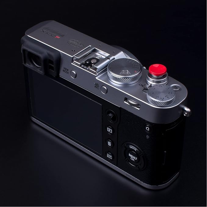 VKO Metal Soft Shutter Release Button | Delicate Camera Shutter Button Black Red Dark-red Gray 11mm Concave Surface(4 Pack) - Image 4