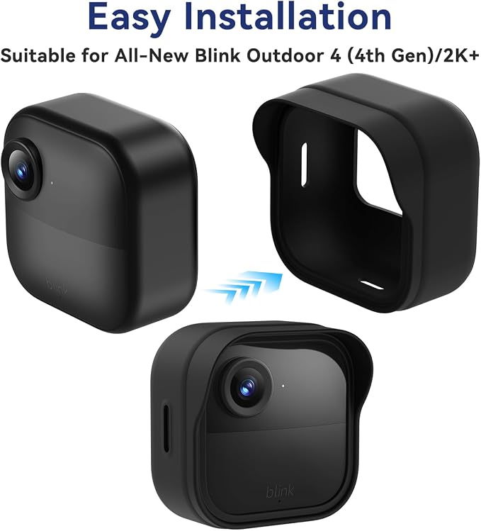 Silicone Case Cover for Blink Outdoor 4 (4th Gen)/Blink Outdoor 2K+, Weatherproof Silicone Cover Skin Provides Full Camera Protection, for All-New Blink Outdoor 4 Home Security Camera/2K+ (6Pack) - Image 4