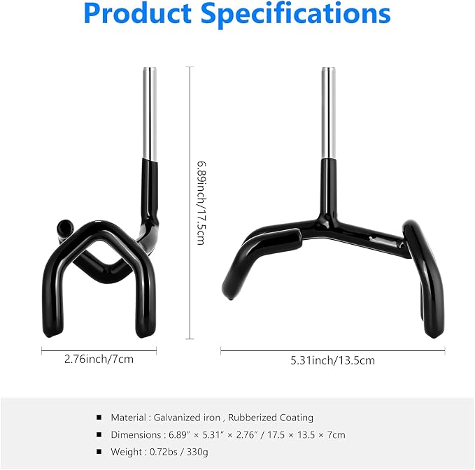 NEEWER Metal Microphone Boom Support Holder for C-Stands and Mic Stands, Black - Image 3