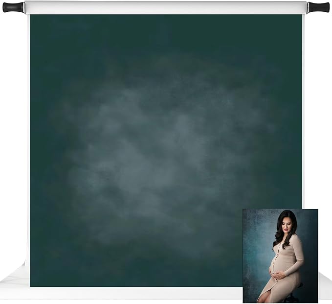 Kate Dark Green Photography Backdrops Abstract Photo Backdrop Poratrait Background for Photoshoot, 10x10ft by KateBackdropforPhotography